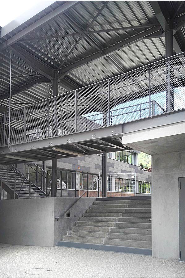 coursives extérieures collège Jules-Flandrin