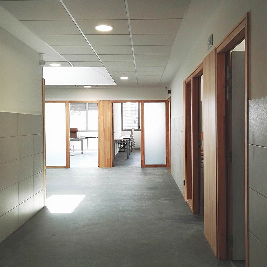 couloir collège Jules-Flandrin